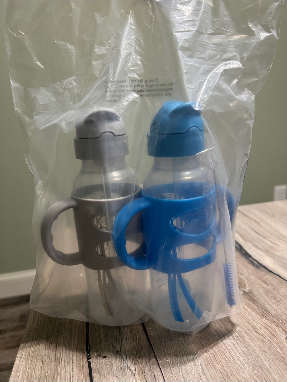 NEW Dr. Brown's Milestones Narrow Sippy Straw Bottle 2-Pack
